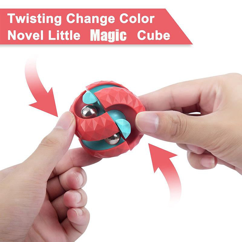 Orbit Ball Fidget Cube Top Spinning Stress Relief & Creative Decompression Toy for Kids
