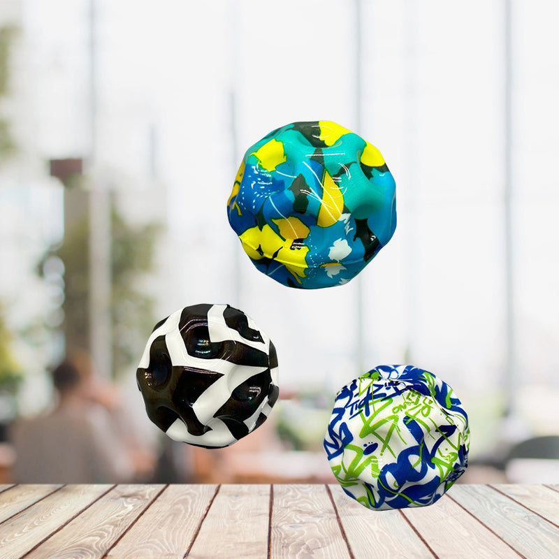 Extreme High-Bounce Rubber Ball Soft Anti-Gravity Stress Relief & Outdoor Sports Toy Fun Bouncing Ball for Kids and Adults
