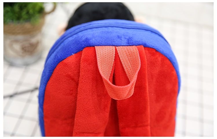 Marvel Spiderman Cartoon Backpack Cute Plush Toy Schoolbag for Kids Anime-Inspired Holiday Gift