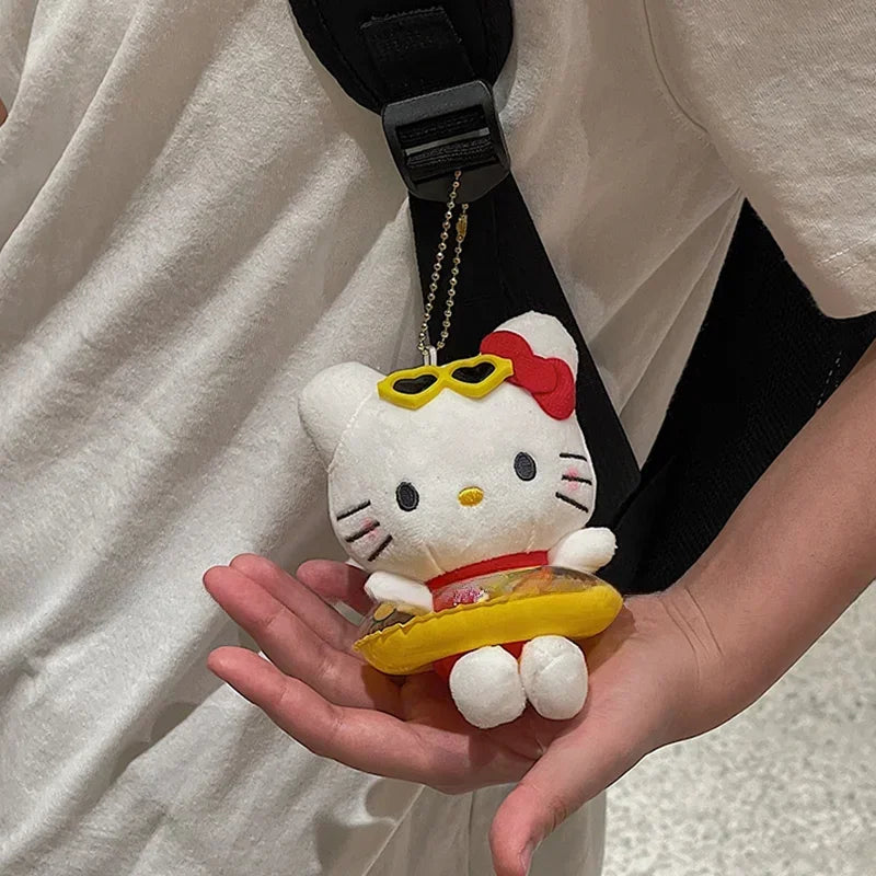 Sanrio Hello Kitty Plush Keychain Cute Cartoon Bag Pendant & Gift for Girls