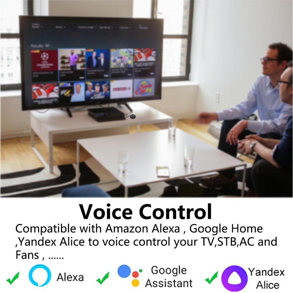 Tuya WiFi Smart IR Remote Control Universal Smart Life APP Remote for TV, AC, DVD, Audio Works with Alexa & Google Home