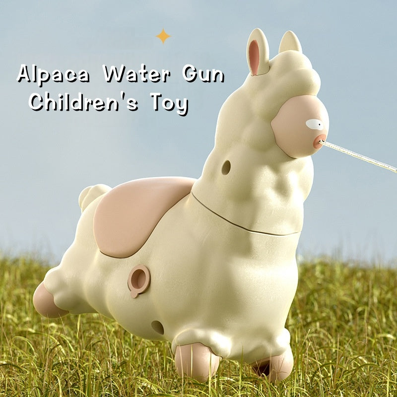 Alpaca Water Gun Handheld Continuous Water Spraying Toy for Kids Outdoor Pool & Garden Water Fights Fun Gift for Boys & Girls