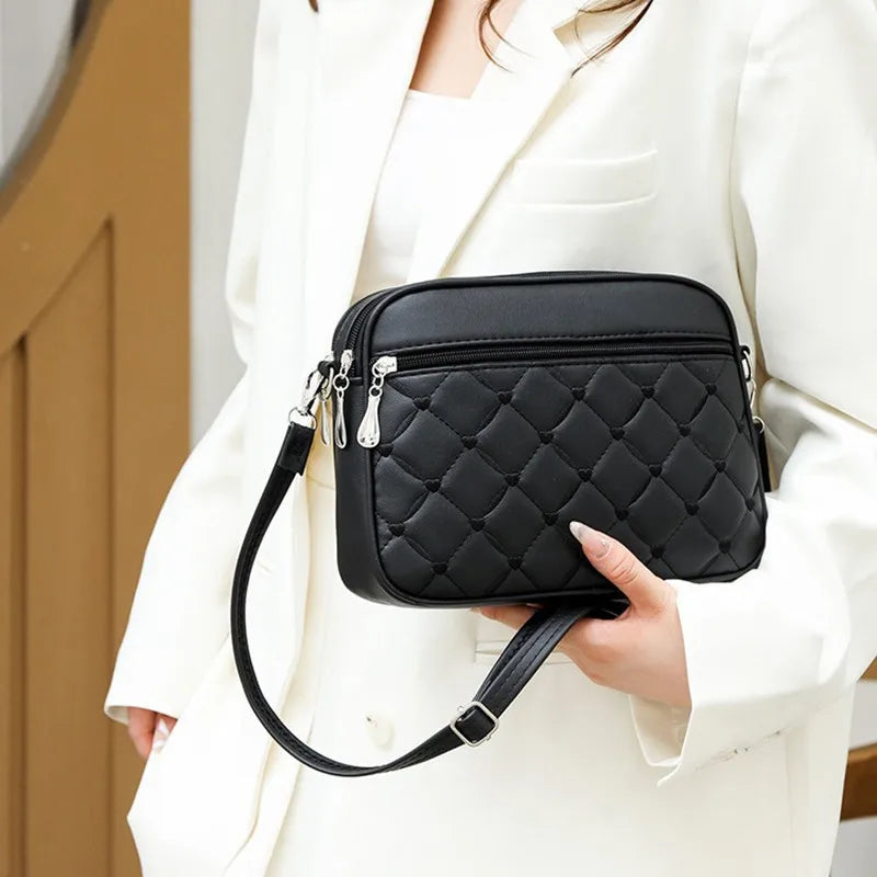 Women’s High-End Summer Handbag – Versatile Small Square Crossbody Bag