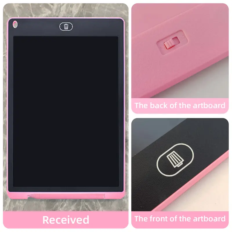 6.5-Inch LCD Writing Tablet for Kids Educational Drawing Board Montessori Learning Toy & Magic Blackboard Gift