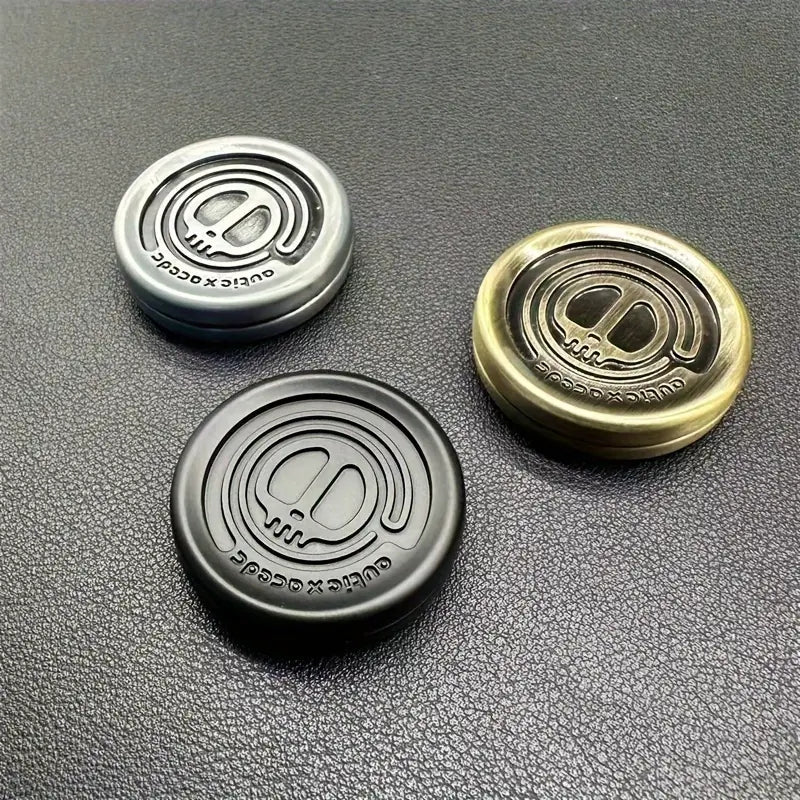 Devil Milk Cap Metal EDC Fidget Toy Magnetic Haptic Coins for Stress Relief & Sensory Play