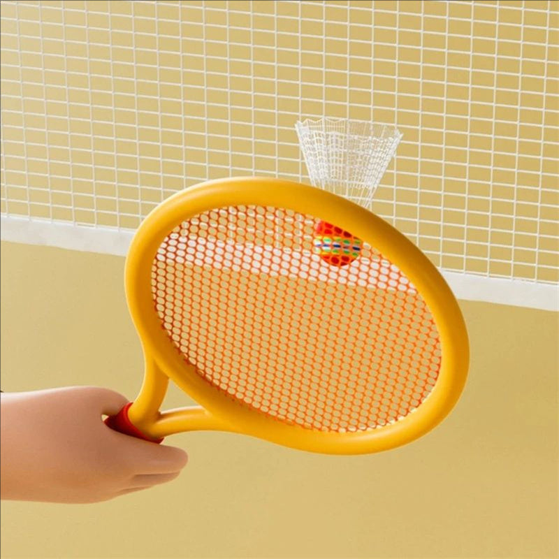 Kids' Badminton & Tennis Racket Set Outdoor Family Fun for Beginners Parent-Child Beach & Playground Activity