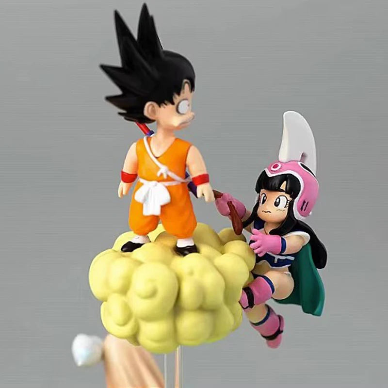 Dragon Ball Z Goku & Chichi Action Figures Anime PVC Collectible Model Toy