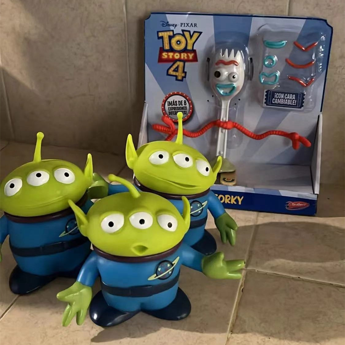 15cm Disney Toy Story Woody Buzz Lightyear & Green Aliens Figures – Collectible Anime Decoration & Kids Gift