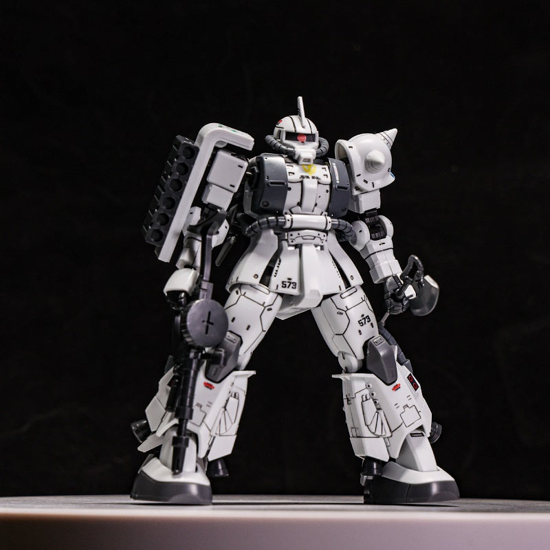 ZAKU Warrior GTO White Devil & ZEONO ZGMF 1000 HG 1/144 Model Kit Collectible Action Figure & Ornament Gift
