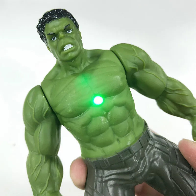 Marvel Heroes Action Figures 17cm Luminous Captain & Iron Man Toys