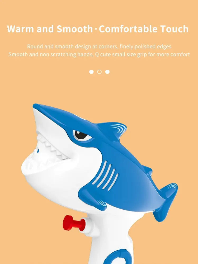 Kids Water Gun Summer Toy Puffer Fish & Shark Water Blasters for Beach & Outdoor Fun Perfect Birthday Gift for Children