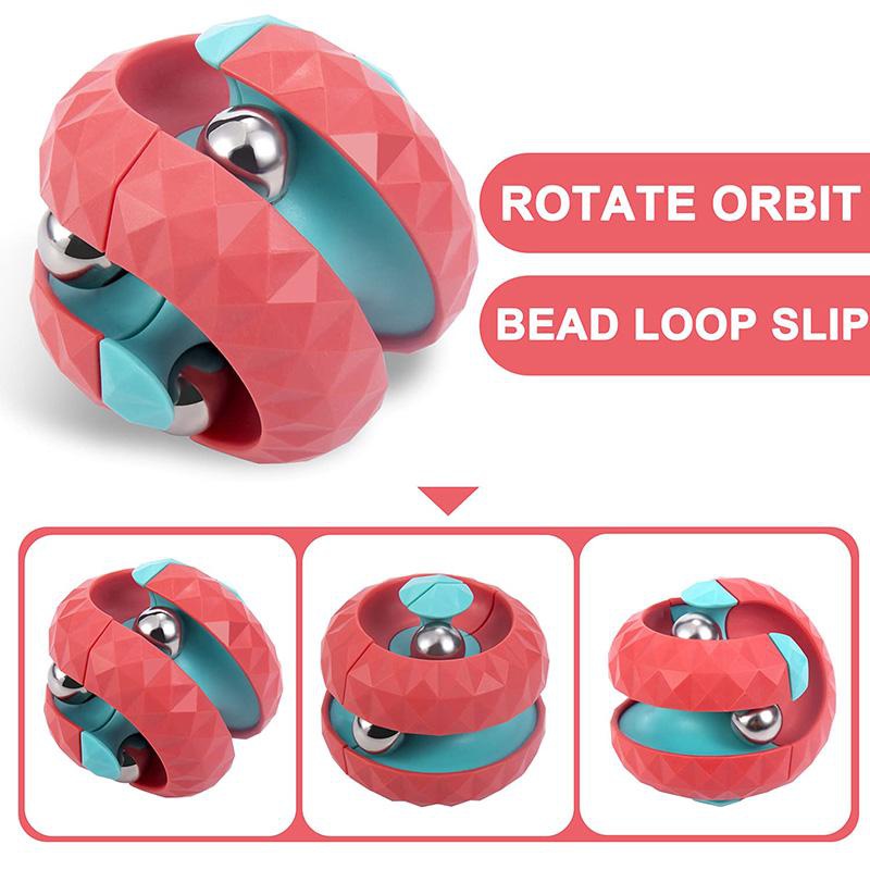 Orbit Ball Fidget Cube Top Spinning Stress Relief & Creative Decompression Toy for Kids