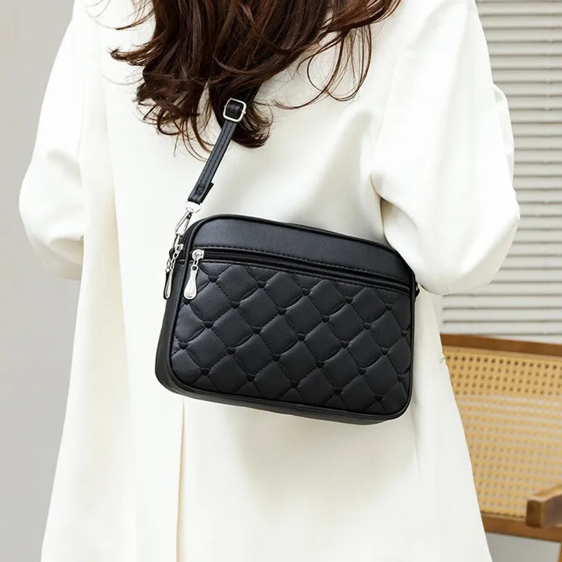 Women’s High-End Summer Handbag – Versatile Small Square Crossbody Bag