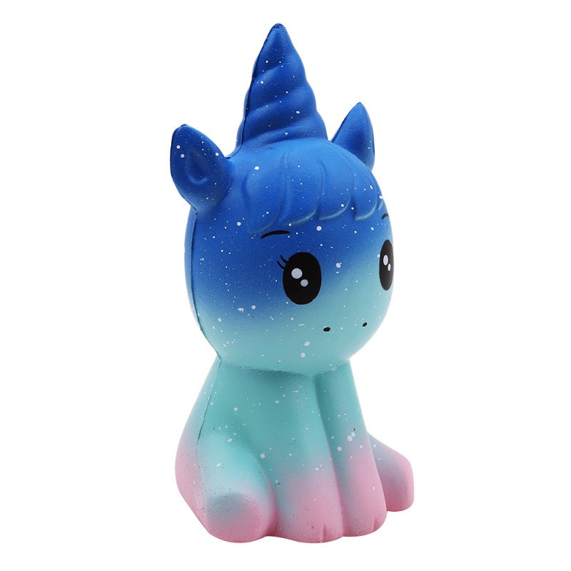 Squishy Unicorn Toy Slow Rising Scented PU Animal Doll Cute Stress Relief Gift for Kid