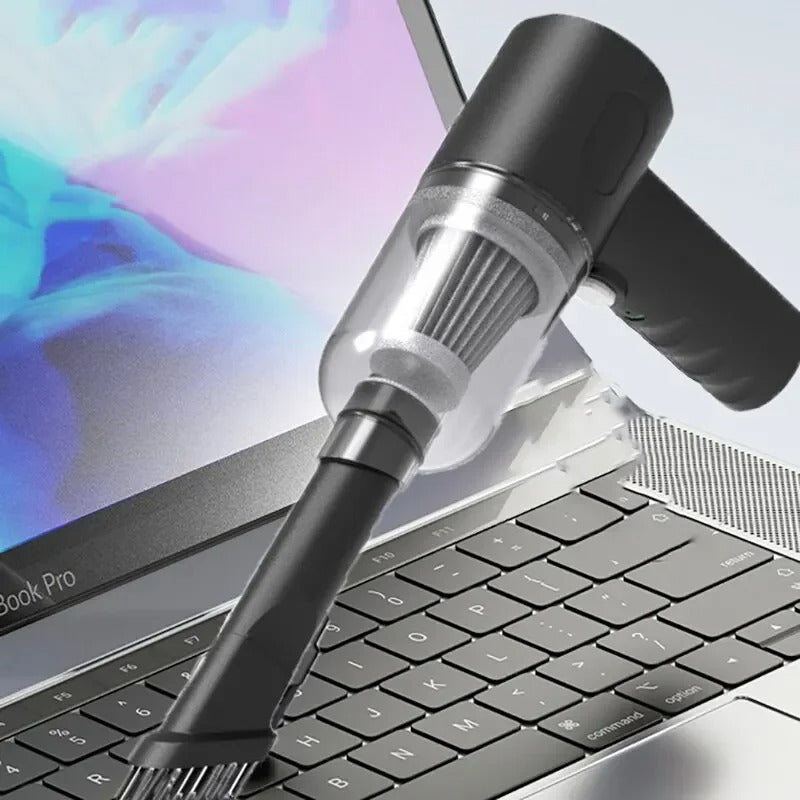 Mini Wireless Car Vacuum-Fast USB Charging Compact & Strong Suction