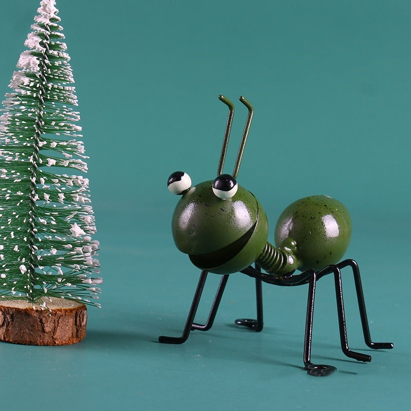3D Metal Ant Garden Decoration Set Outdoor Courtyard & Fence Art Sculptures
