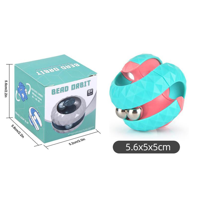 Orbit Ball Fidget Cube Top Spinning Stress Relief & Creative Decompression Toy for Kids