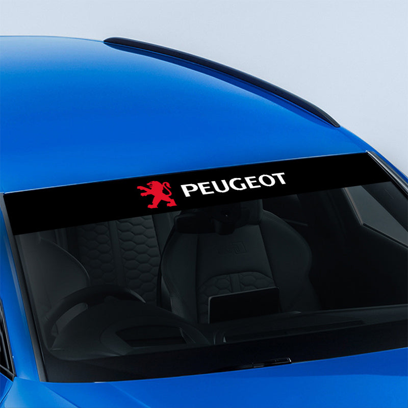 Car Windshield Sunshade Front Window Sticker for Peugeot – UV Protection Car Accessory