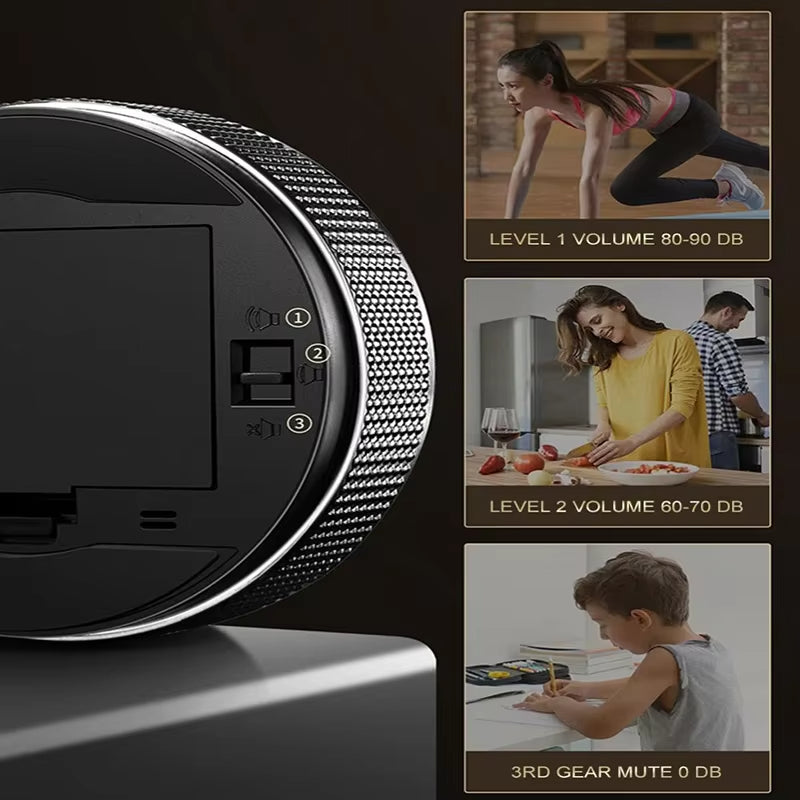 Magnetic Digital Kitchen Timer Manual Countdown Alarm with Loud Ring for Cooking, Study, Shower & Workouts