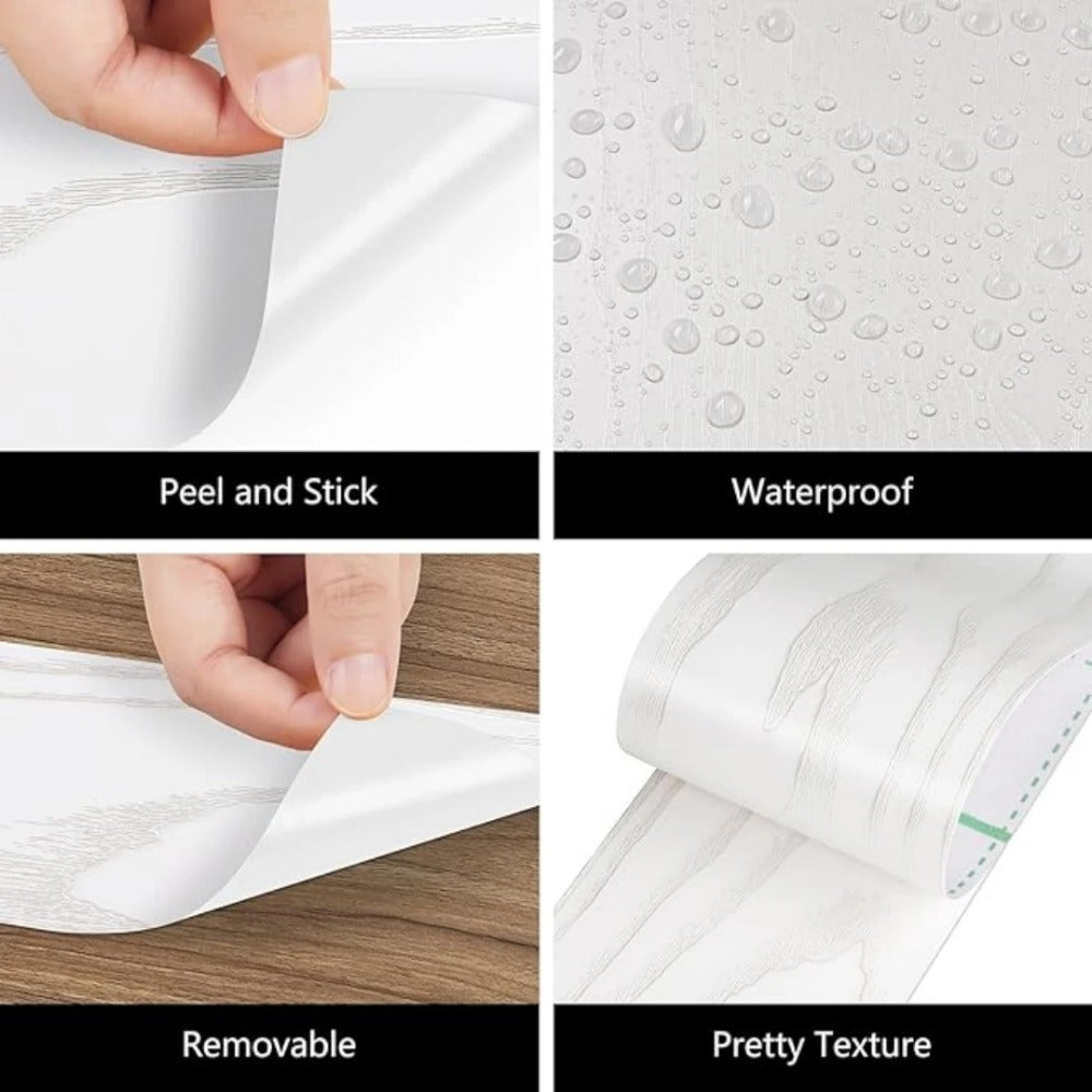 5m Self-Adhesive Waterproof Wall Skirting Border – Premium Quality Baseboard for Elegant Home Decoration