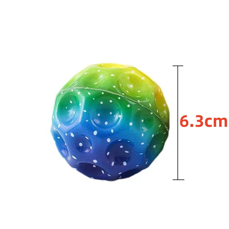 Extreme High-Bounce Rubber Ball Soft Anti-Gravity Stress Relief & Outdoor Sports Toy Fun Bouncing Ball for Kids and Adults