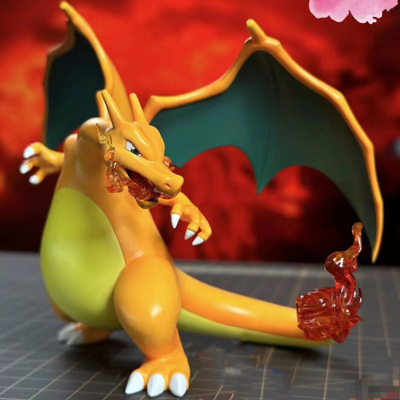 11cm Pokémon Dragonite & Mega Charizard X PVC Figures – Anime Collectible Toy Model for Room Decor & Gifts