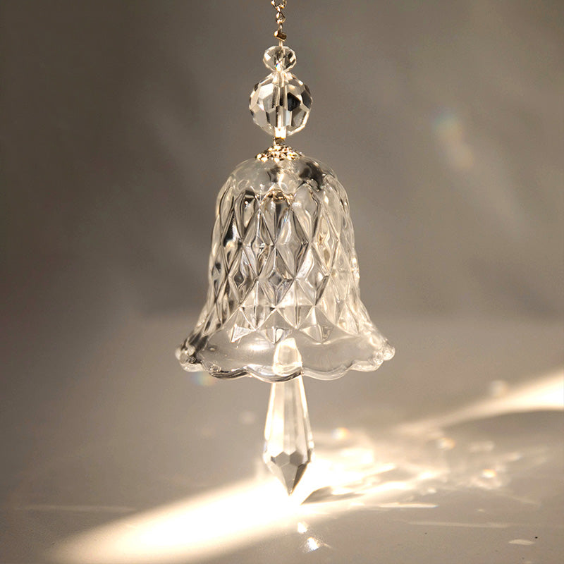 Rainbow Crystal Wind Chime Glass Sun Catcher Pendant for Window, Garden & Home Decoration