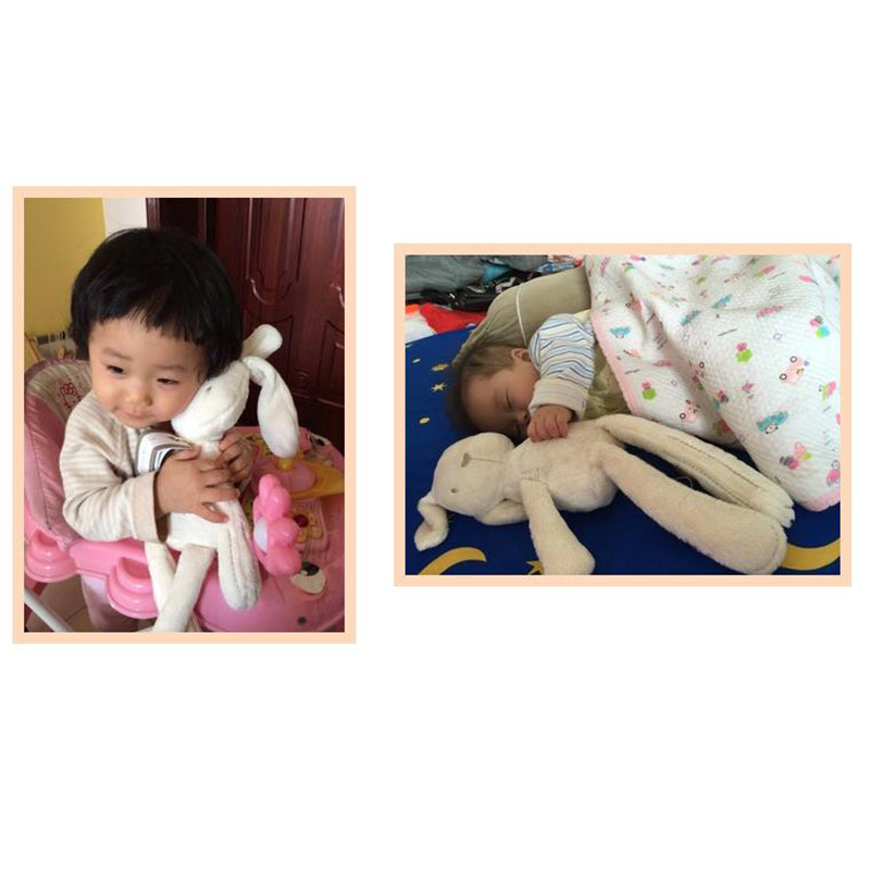 Cute 42CM Bunny Plush Toy Infant Soothing & Birthday Gift