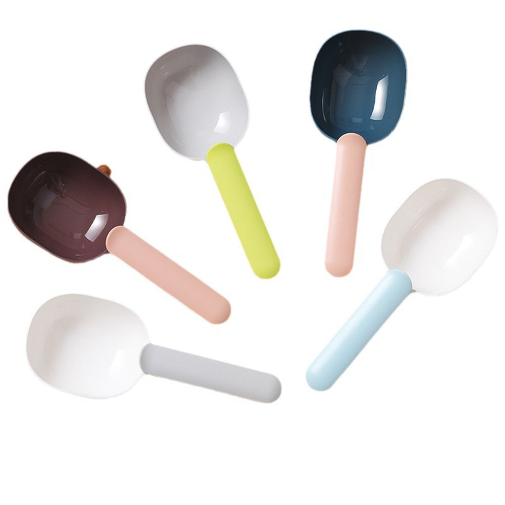 2-in-1 Pet Food Scoop & Bag Clip Thickened Measuring Spoon for Dogs & Cats