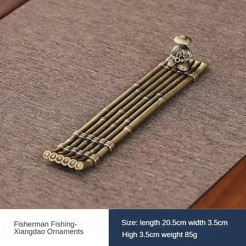 Japanese Style Fishing Boat Incense Holder Creative Aromatherapy Ornament for Home Decor