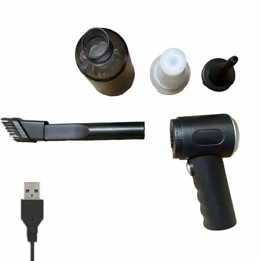 Mini Wireless Car Vacuum-Fast USB Charging Compact & Strong Suction