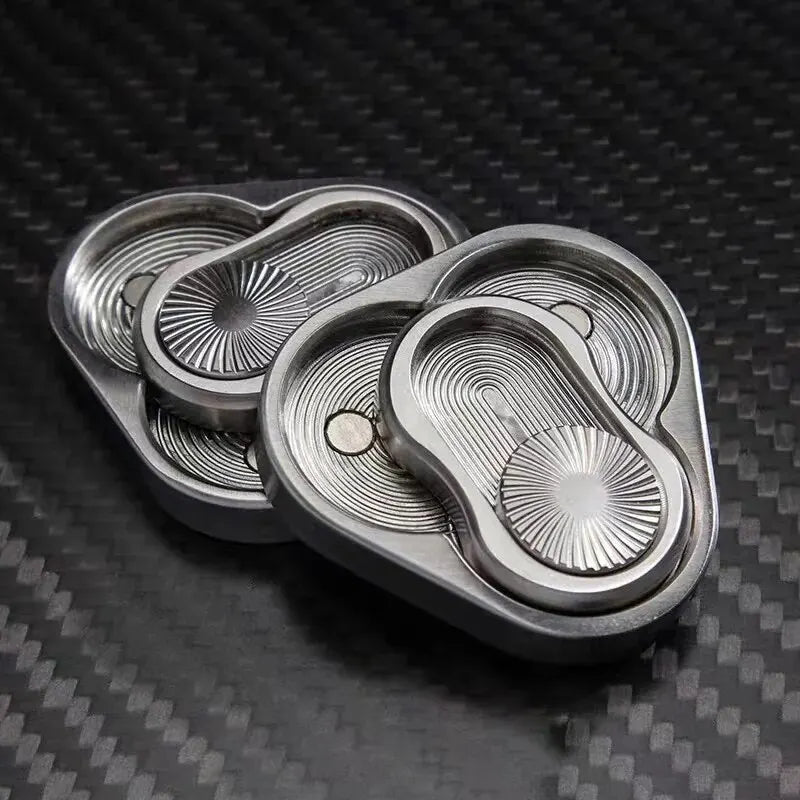 Magnetic Metal Fidget Slider EDC Stress Relief & Sensory Toy for Adults with ADHD & Anxiety