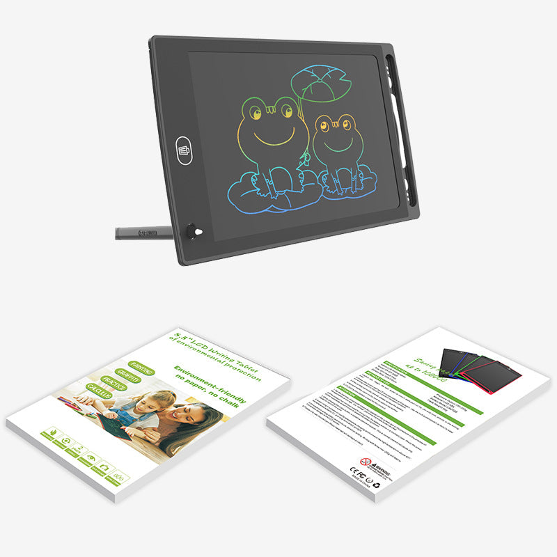 6.5-Inch LCD Writing Tablet for Kids Educational Drawing Board Montessori Learning Toy & Magic Blackboard Gift