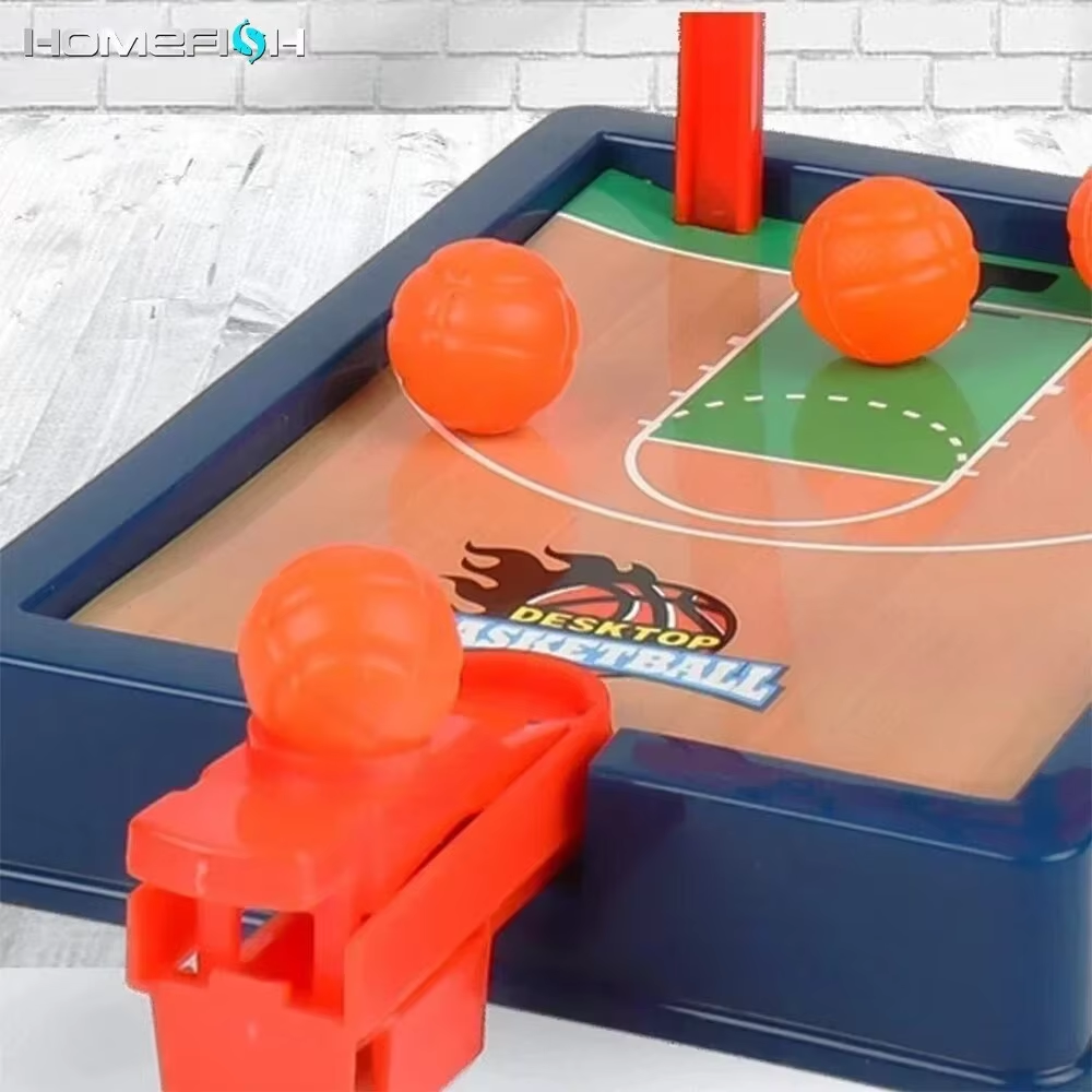 Mini Desktop Basketball Game Portable Office & Travel Toy Fun Indoor/Outdoor Gift Set