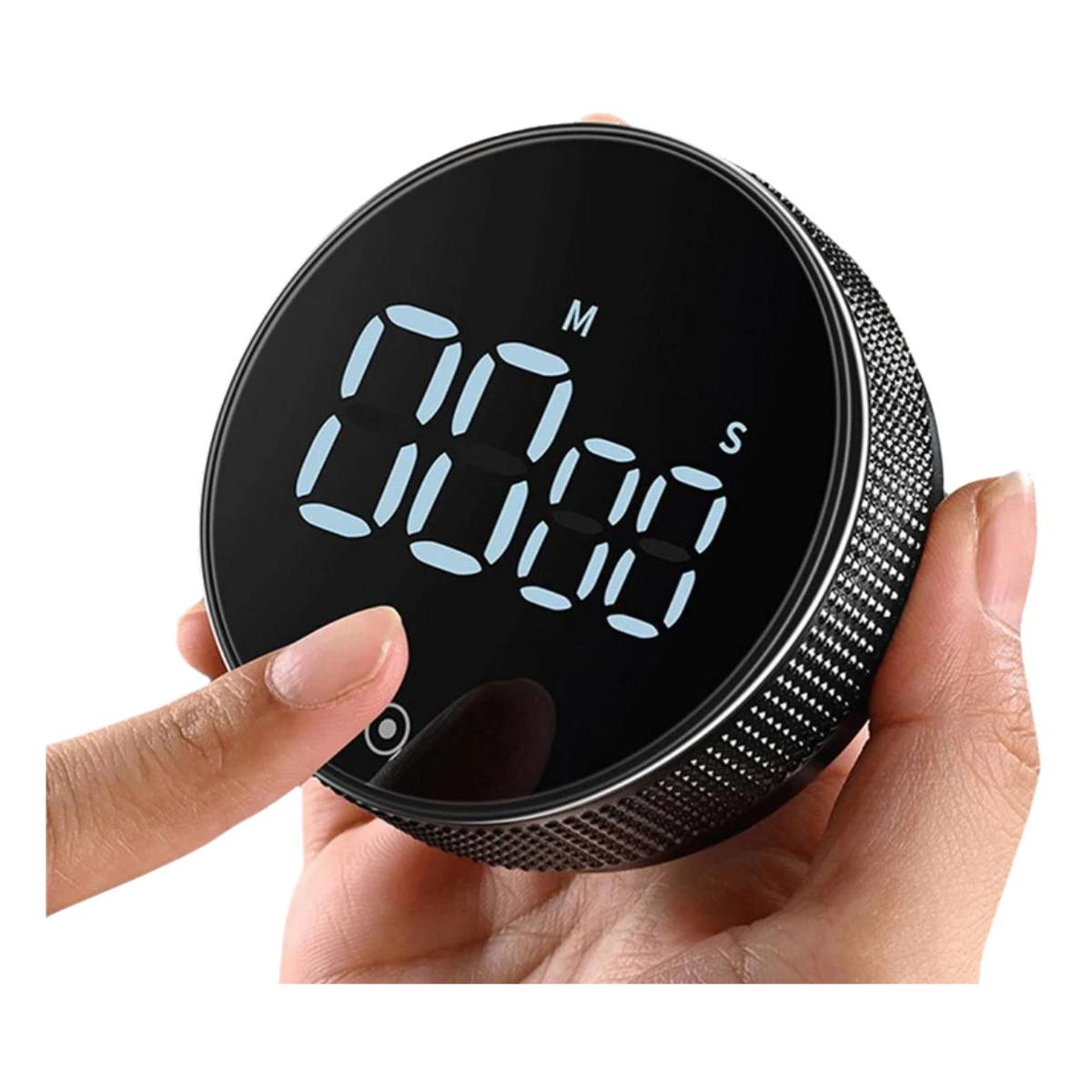Magnetic Digital Kitchen Timer Manual Countdown Alarm with Loud Ring for Cooking, Study, Shower & Workouts