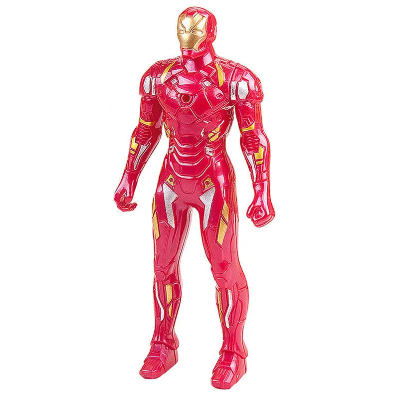Marvel Heroes Action Figures 17cm Luminous Captain & Iron Man Toys