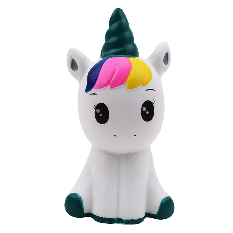 Squishy Unicorn Toy Slow Rising Scented PU Animal Doll Cute Stress Relief Gift for Kid