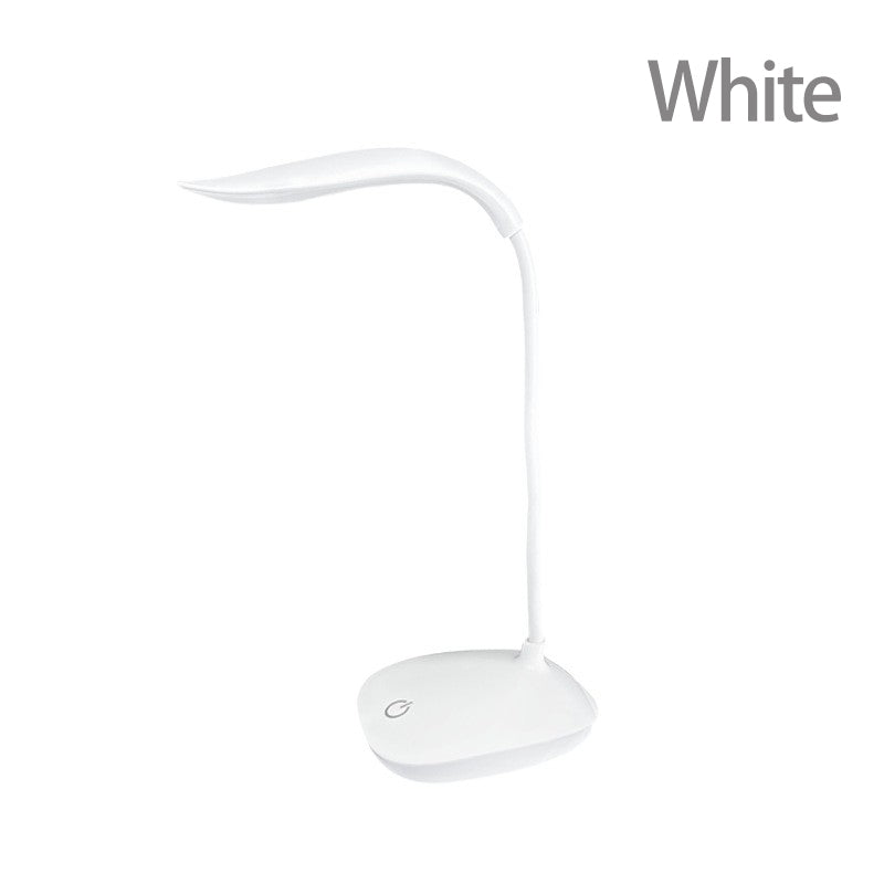 Portable LED Reading Desk Lamp USB Rechargeable, Touch Dimming, Eye Protection Table Light for Study & Office