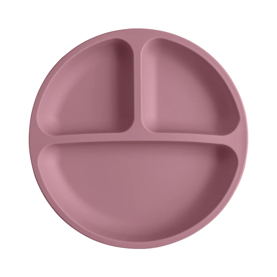 Baby Silicone Suction Dining Plate BPA-Free Toddler Training & Feeding Bowl