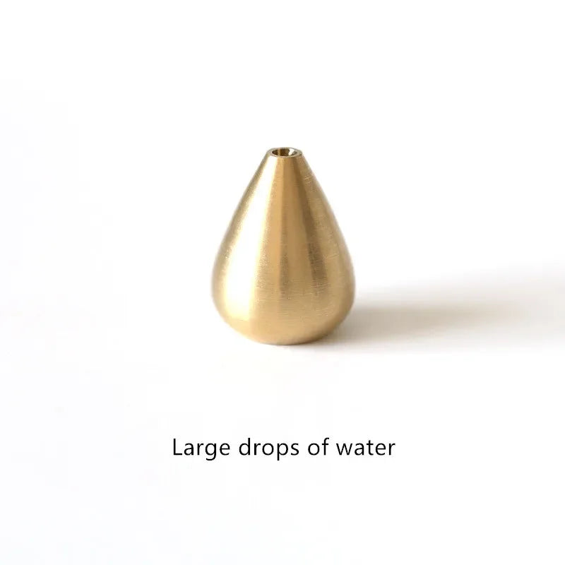 Gourd-Shaped Brass Incense Holder Pure Copper Burner for Sticks, Coils & Aromatherapy