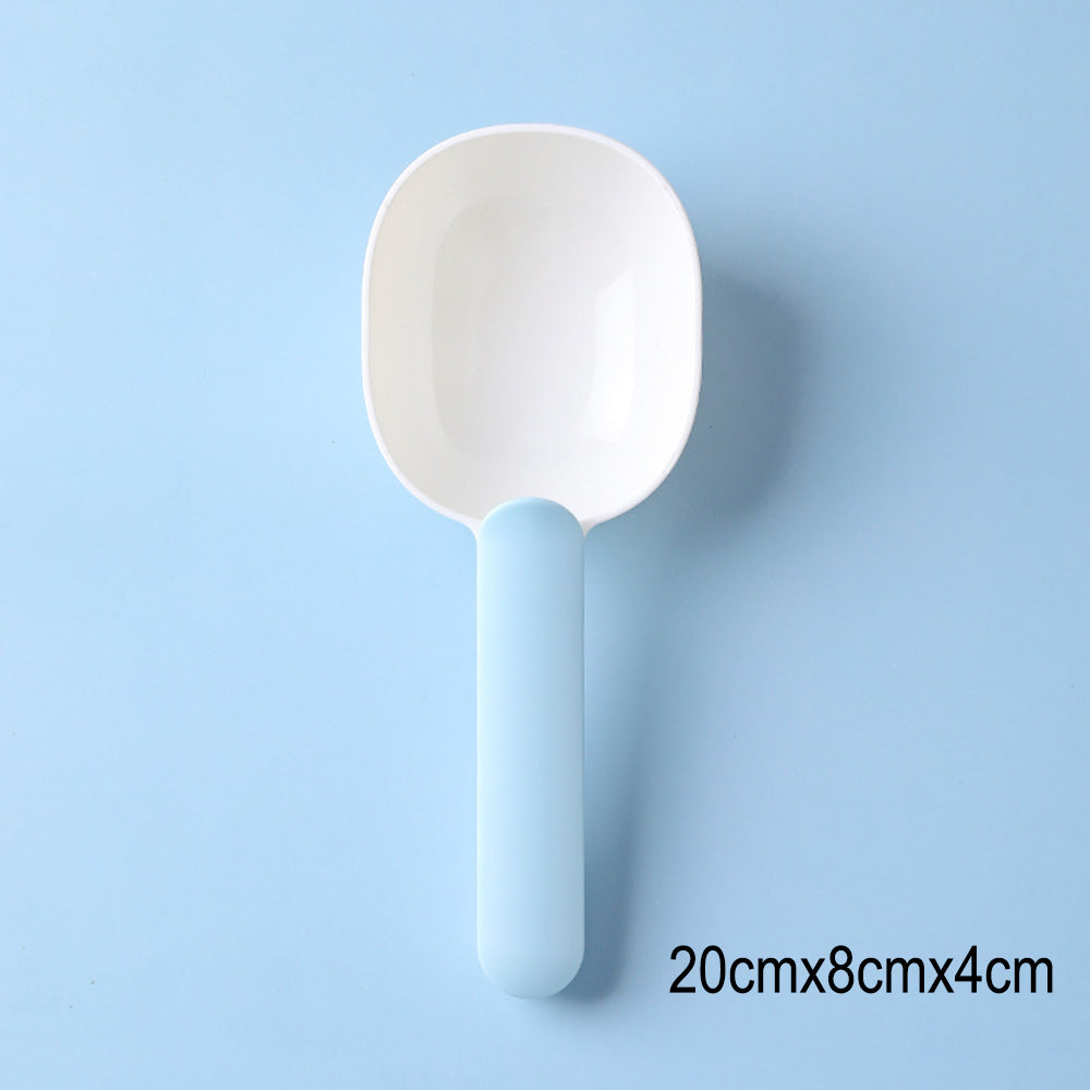 2-in-1 Pet Food Scoop & Bag Clip Thickened Measuring Spoon for Dogs & Cats