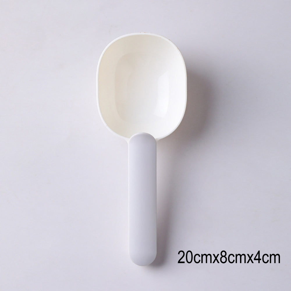 2-in-1 Pet Food Scoop & Bag Clip Thickened Measuring Spoon for Dogs & Cats