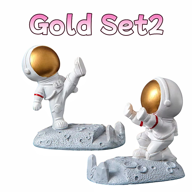 Nordic Astronaut Phone Stand Cute Spaceman Desk Holder & Unique Gift