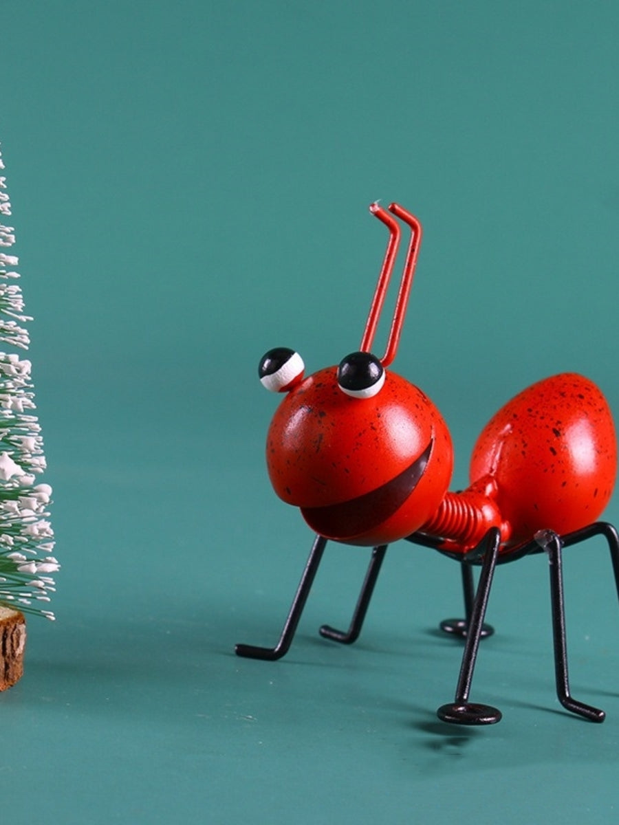 3D Metal Ant Garden Decoration Set Outdoor Courtyard & Fence Art Sculptures