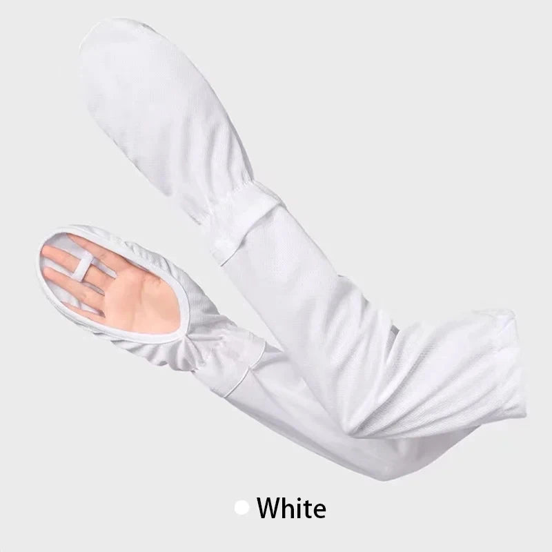 Ice Silk UV Protection Arm Sleeves Summer Sunblock Sleeves for Women’s Driving Cycling & Outdoor Activities
