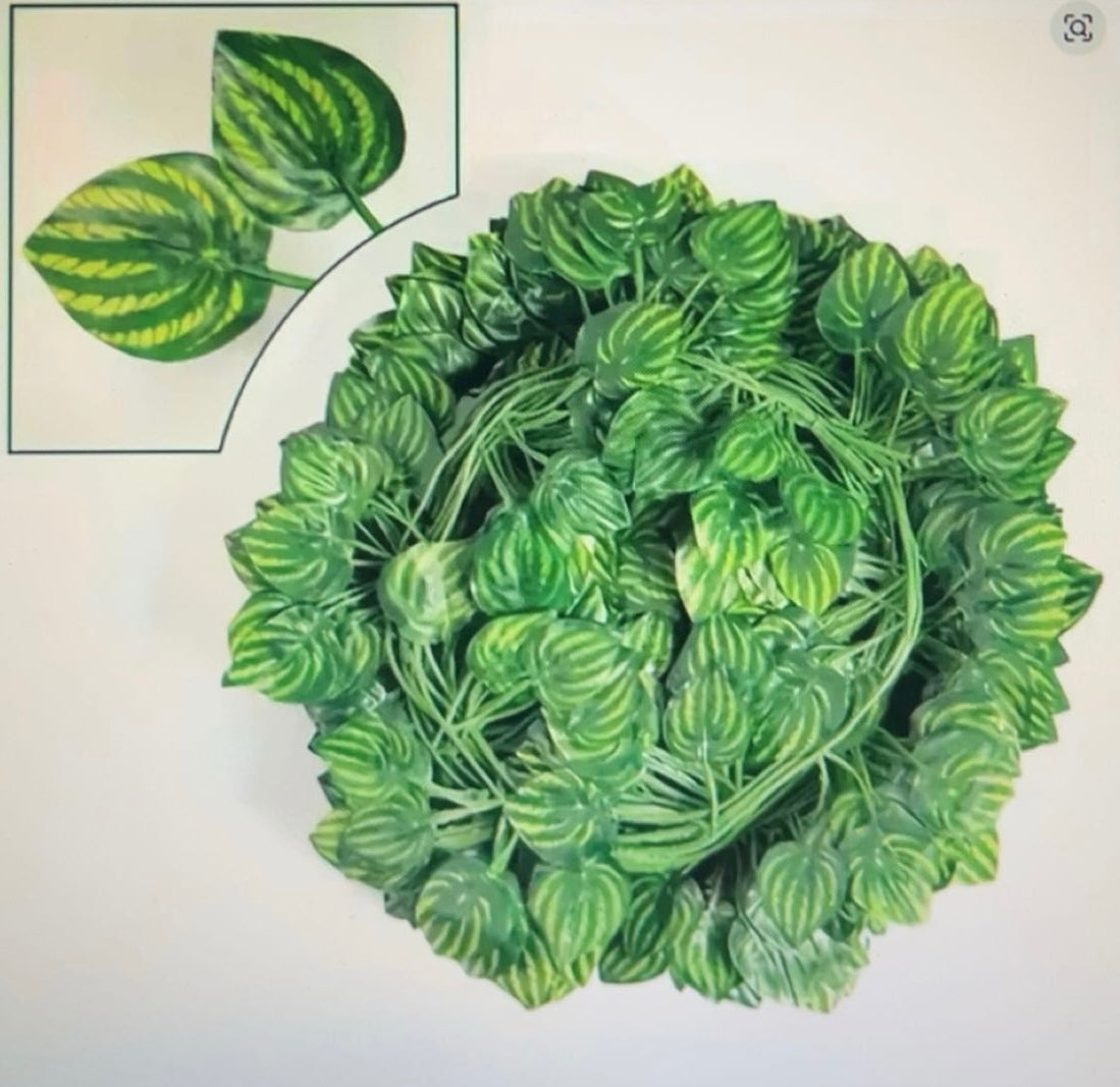Artificial Ivy Vine Garland Fake Green Leaf Hanging Rattan Plants for Home, Garden & Wedding Decor