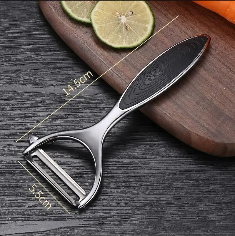 Stainless Steel Vegetable Peeler Multi-Function Fruit & Potato Peeler for Kitchen Use