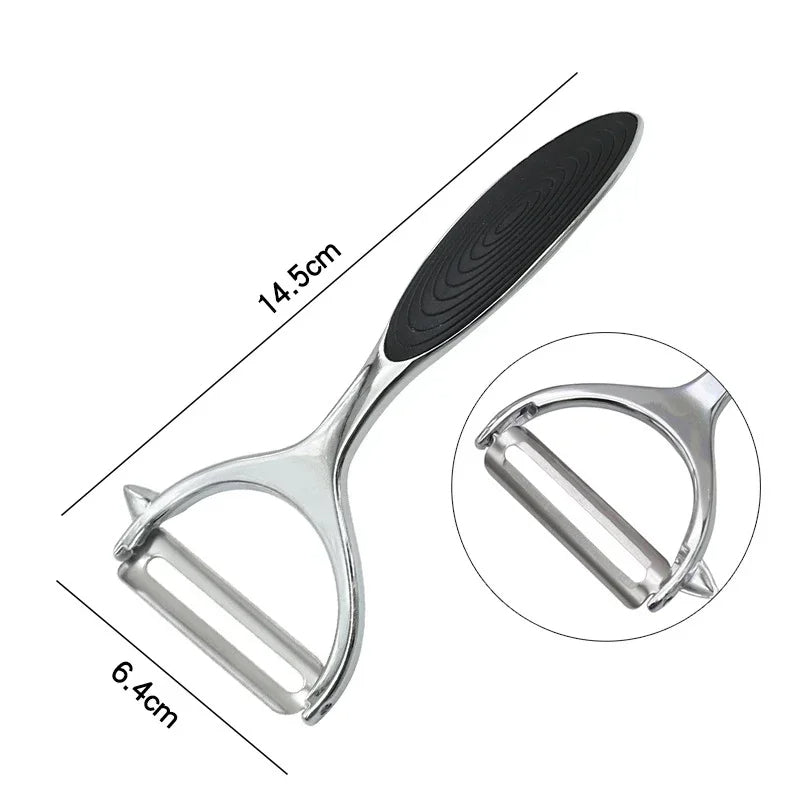 Stainless Steel Vegetable Peeler Multi-Function Fruit & Potato Peeler for Kitchen Use