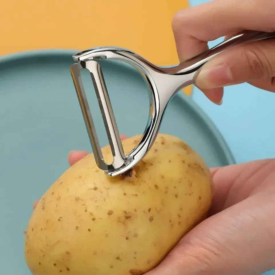 Stainless Steel Vegetable Peeler Multi-Function Fruit & Potato Peeler for Kitchen Use