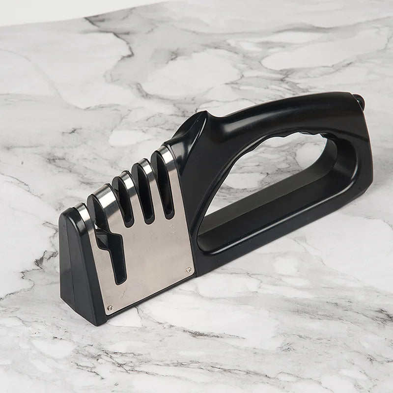 4-in-1 Knife & Scissors Sharpener Diamond & Ceramic Stone Professional Sharpening Tool